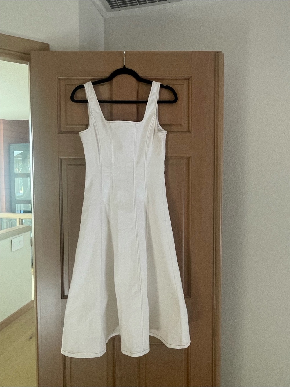 Robert Rodriguez Square Neck Denim Dress Size 2